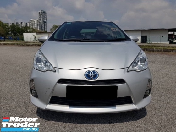 2012 TOYOTA PRIUS C 1.5 (A) Hybrid Hatchback MORE FUEL SAVE FULL SERVICE RECORD NICE NUMBER