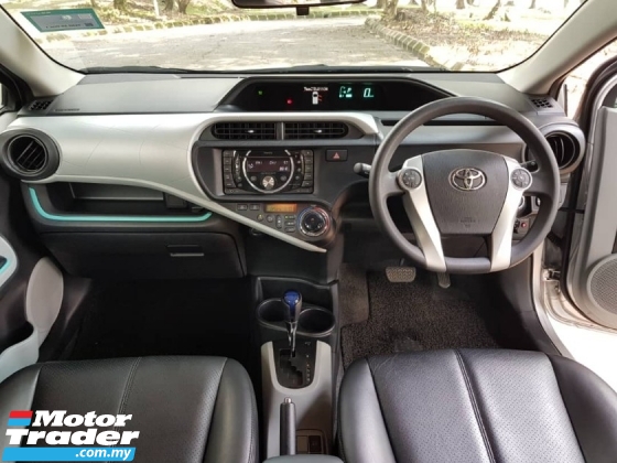 2012 TOYOTA PRIUS C 1.5 (A) Hybrid Hatchback MORE FUEL SAVE FULL SERVICE RECORD NICE NUMBER