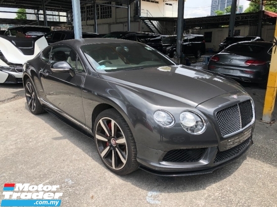 2015 BENTLEY GT CONTINENTAL Coupe V8 S Mulliner Package 4.0 Twin Turbo 528hp Naim Surround PRO Unreg
