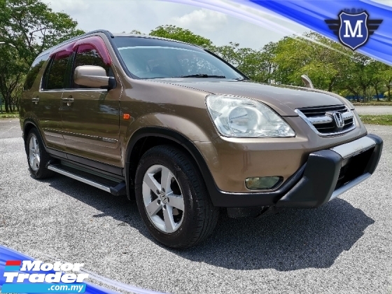 2003 HONDA CR-V 2.0 (A) i-VTEC SUV REVERSE CAMERA LEATHER SEAT SUNROOF WELL MAINTAIN