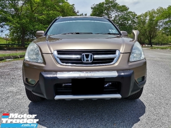 2003 HONDA CR-V 2.0 (A) i-VTEC SUV REVERSE CAMERA LEATHER SEAT SUNROOF WELL MAINTAIN
