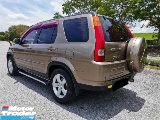 2003 HONDA CR-V 2.0 (A) i-VTEC SUV REVERSE CAMERA LEATHER SEAT SUNROOF WELL MAINTAIN
