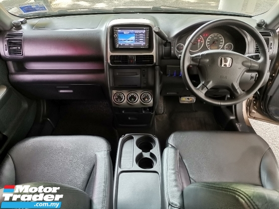 2003 HONDA CR-V 2.0 (A) i-VTEC SUV REVERSE CAMERA LEATHER SEAT SUNROOF WELL MAINTAIN