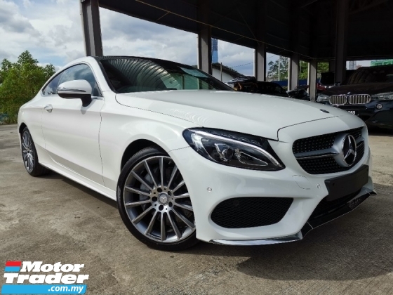 2016 MERCEDES-BENZ C-CLASS C300 AMG PLUS Coupe Panoramic Roof Keyless Unreg