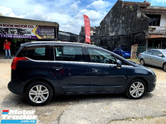 2014 PEUGEOT 5008 1.6 MPV PREMIUM PANORAMIC SUNROOF(AUTO) FREE MOTORSIKAL BARU+CASHBACK 1K+BELI PANDU DULU6 BULAN PERT