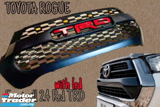 Toyota hilux rogue front Gill Red TRD with led Exterior & Body Parts > Body parts