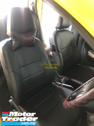 Perodua Axia LEC seat cover (ALL IN) Leather > Leather