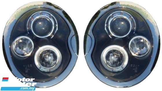 Mini cooper R50 R51 0105 headlamp head lamp light headlight led ring Exterior & Body Parts > Lighting