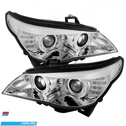 BMW e60 CCFL Ring dual projector headlamp headlight head lamp light led drl 2004 2005 2006 2007 Exterior & Body Parts > Lighting 