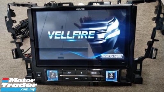 Toyota Alphard Vellfire 2015  2020 ANH30 AGH30 Original Alpine EX10 DVD player 10 inch Made in Japan good sound big screen In car entertainment & Car navigation system > Camera and video in car
