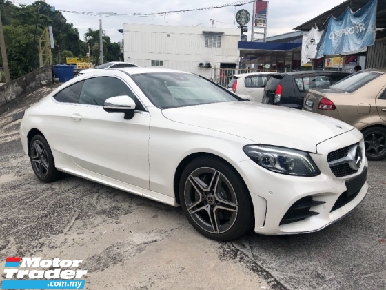 2019 MERCEDES-BENZ C-CLASS C300 AMG Coupe New Facelift 2.0 Turbo 255hp 9G-Tronic Multi Beam LED Headlamp Grade 5A Unreg