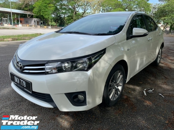 2015 TOYOTA COROLLA ALTIS 1.8 G (A) D-VVTi 1 Owner Only TipTop Condition