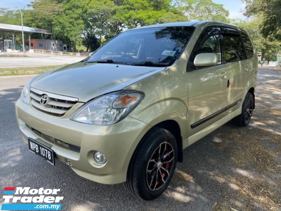 2007 TOYOTA AVANZA 1.3 (M) 1 Owner Only Till Now TipTop Condition