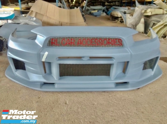 Mitsubishi Lancer GT Proton Inspira varis v3 front bumper canard lip diffuser Exterior & Body Parts > Car body kits