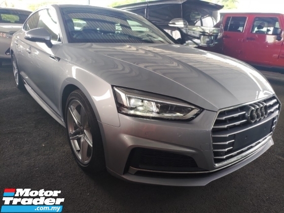 2018 AUDI A5 2.0 S LINE TFSI 252 HP NEW MODEL EDITION PUSH START BUTTON MULTI FUNCTION STEERING PADDLE SHIFT