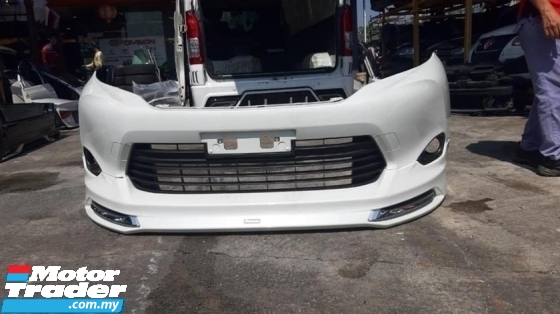 TOYOTA HARRIER ZSU AVU ASU 60 65 FRONT BUMPER COMPLETE USED WITH MODELLISTA SKRIT VER 1 HALFCUT HALF CUT ORIGINAL GENUINE JAPAN parts accessories Exterior & Body Parts > Body parts
