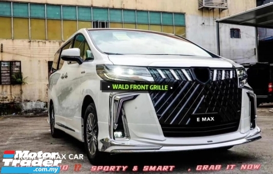 TOYOTA ALPHARD 30 WALD DESIGN FRONT GRILLE 2018 TO 2021 Exterior & Body Parts > Car body kits