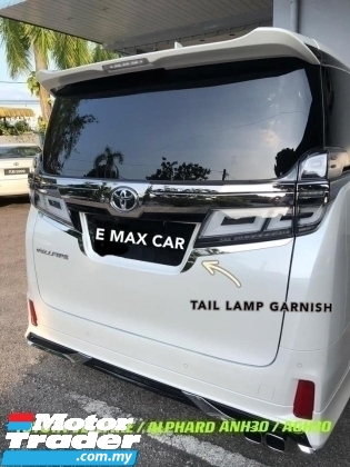 TOYOTA VELLFIRE ALPHARD  ANH30 AGH30 2015 TO 2021 TAIL LAMP GARNISH CHROME Exterior & Body Parts > Body parts