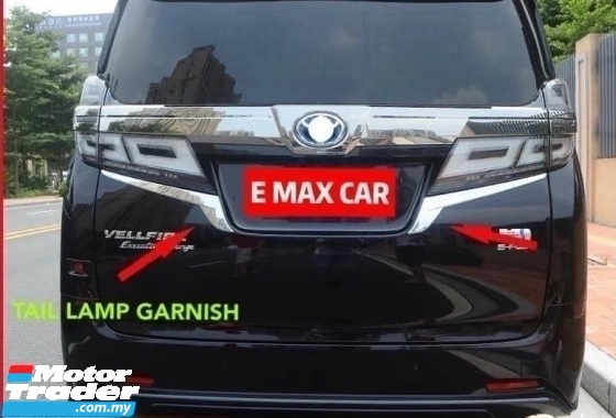 TOYOTA VELLFIRE ALPHARD  ANH30 AGH30 2015 TO 2021 TAIL LAMP GARNISH CHROME Exterior & Body Parts > Body parts