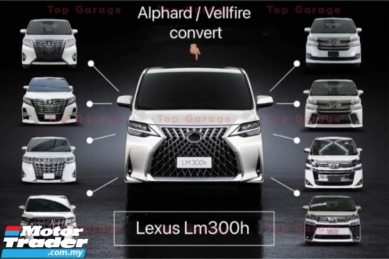 TOYOTA ALPHARD VELLFIRE CONVERT TO LEXUS LM300H CONVERSION Exterior & Body Parts > Car body kits