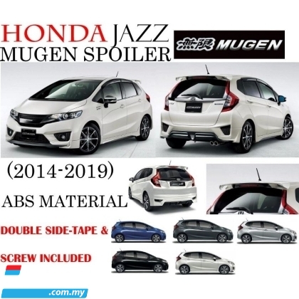 HONDA JAZZ MUGEN SPOILER 2014 to 2019 MATERIAL ABS WITH PAINT Exterior & Body Parts > Car body kits