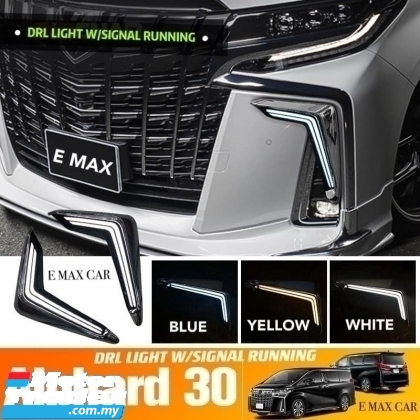 TOYOTA ALPHARD ANH30 AGH30 2018 TO 2021 MODELLISTA SIGNATURE DRL LIGHT WITH RUNNING SIGNAL Exterior & Body Parts > Car body kits