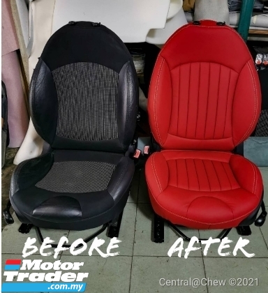MINI COOPER S Car Leather Fabric Seat Refurbish Repair Fix Upholstery Restore Custom Made Roof Interior Dashboard Door Panel Malaysia Leather
