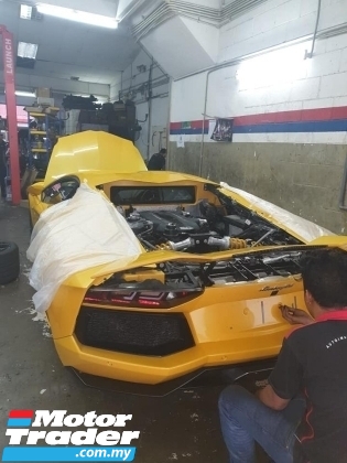 LAMBORGHINI AVENTADOR HURACAN URUS GEAR OIL AUTOMATIC GEARBOX TRANSMISSION CAR SERVICE AIRCOND ABSORBER CHANGE SPRING TIMING BELT DISC BRAKE DRUM OIL FUEL PUMP WORKSHOP SERVICE REPAIR BENGKEL KERETA Engine & Transmission 