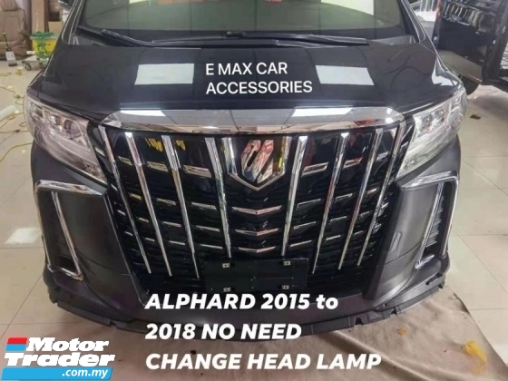 TOYOTA ALPHARD ANH30 AGH30 2015 CONVERT ALPHARD 2018 SC FACELIFT BUMPER BODYKIT no need change head lamp Exterior & Body Parts 