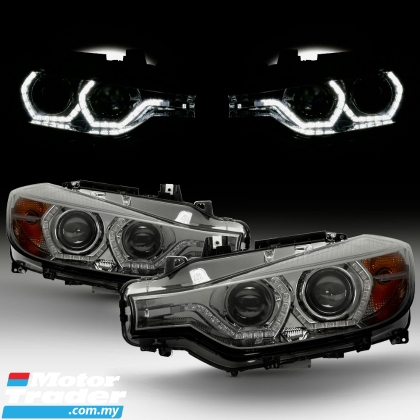 BMW f30 preLCI 2013 2014 2015 3D HALO projector headlamp Headlight Head lamp Light led DRL bar Exterior & Body Parts > Car body kits 
