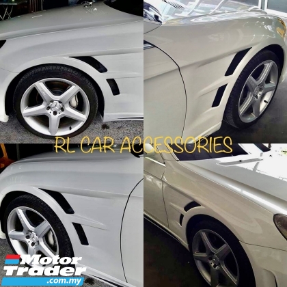Mercedes Benz w219 JE black bison front side fender air vent duct cls cls350 bodykit body kit cover Exterior & Body Parts > Body parts 