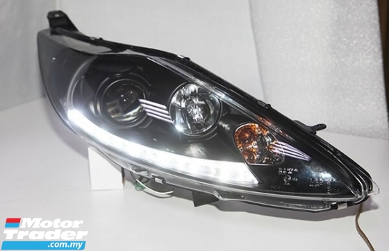 Ford Fiesta 2009 2010 2011 2012 2013 projector headlamp headlight head lamp light led drl Exterior & Body Parts > Lighting 