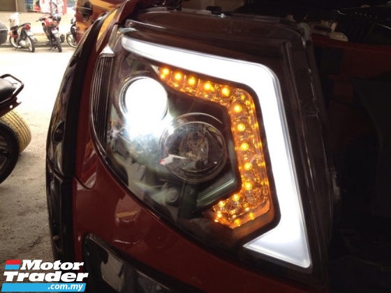 Ford ranger T6 2012 2013 2014 2015 Light Bar Projector Headlight Headlamp Head lamp Light led drl sequential signal Exterior & Body Parts > Lighting 