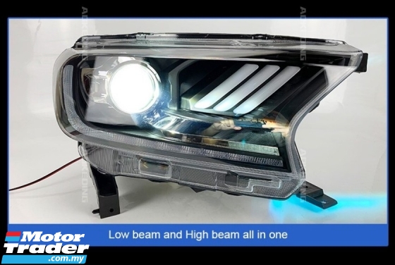 Ford ranger T7 T8 V4 projector Headlamp Headlight Head lamp 2015 2016 2017 2018 2019 2020 light running signal led drl Exterior & Body Parts > Lighting 