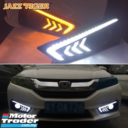 Honda city 2014 2015 2016 GM6 DRL LED Fog lamp light cover foglamp foglight Exterior & Body Parts > Lighting 