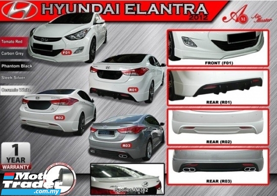 Hyundai Elantra 2011 2012 2013 2014 2015 2016 am Airmaster air master bodykit body kit front side rear skirt lip spoiler Exterior & Body Parts > Car body kits 
