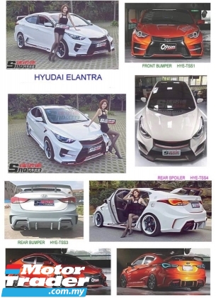 Hyundai Elantra 2010 2011 2012 2013 2014 2015 2016 SJX Bodykit body kit front rear Bumper Side skirt lip spoiler duct Exterior & Body Parts > Car body kits 
