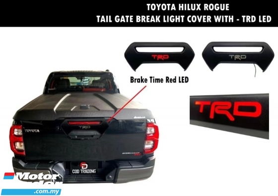Toyota hilux Revo Rocco rogue tailgate tail gate cover led lamp light handle cover 2016 2017 2018 2019 2020 2021 Exterior & Body Parts > Lighting 