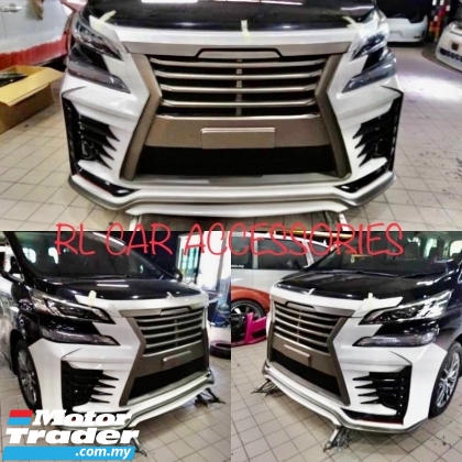 Toyota vellfire agh30 2015 2016 2017 J motion design front bumper lip diffuser grill grille cover bodykit body kit Exterior & Body Parts > Car body kits 