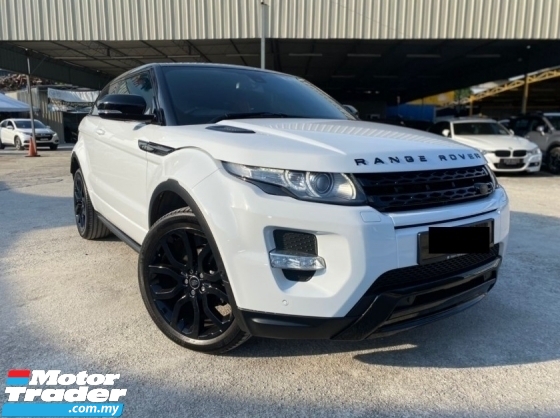 2013 LAND ROVER EVOQUE 2.0L COUPE, 1 OWNER CAR, WARRANTY PROVIDED