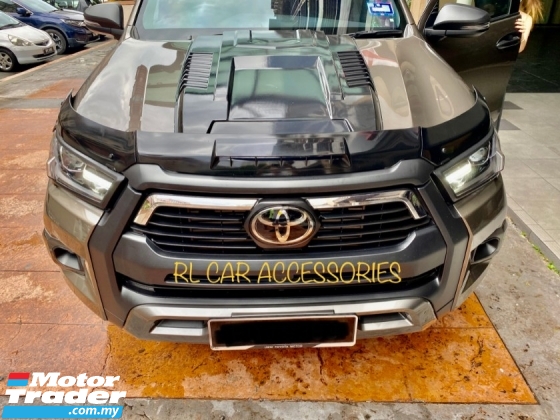 Toyota hilux Revo Rocco rogue 2020 2021 2022 facelift front bonnet scoop scope cover hood wing spoiler lip Exterior & Body Parts > Body parts 