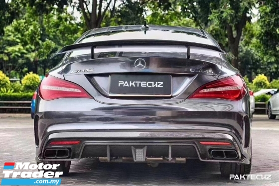 Mercedes Benz w117 paktechz Carbon fiber Rear boot top spoiler wing gt lip CLA CLA45 Exterior & Body Parts > Car body kits 