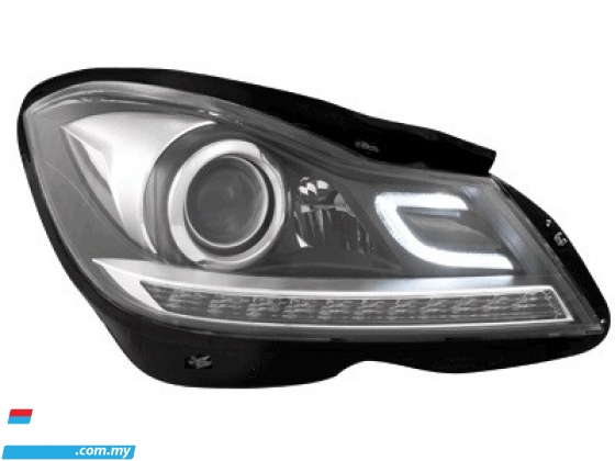 Mercedes Benz w204 OEM headlamp headlight head lamp light bar led DRL 2008 2009 2010 2011 2012 2013 2014 Exterior & Body Parts > Lighting 