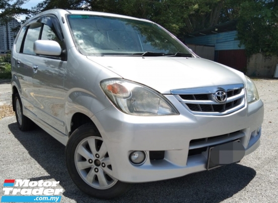 2007 TOYOTA AVANZA 1.5 G FACELIFT AT MPV 7 SEAT ONT THE ROAD PRICE