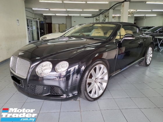 2012 BENTLEY GT Continental Cabriolet W12 6.0 Twin Turbo New Facelift Full Spec NAIM Premium Keyless Entry Full LED
