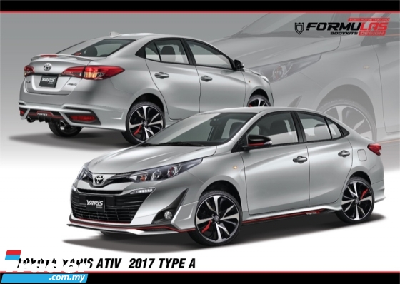 Toyota vios 2018 2019 2020 fortezza bodykit body kit front side rear skirt lip boot trunk spoiler ducktail Exterior & Body Parts > Car body kits 