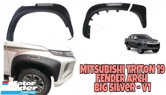 Mitsubishi triton 2019 2020 2021 3 cover front rear fender arch arches flare flares trim garnish guard tires wheel Exterior & Body Parts > Body parts 