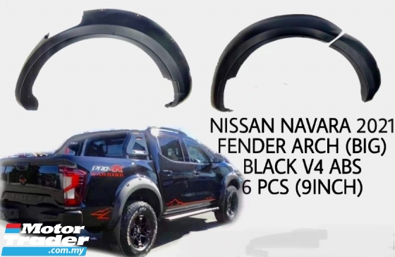 Nissan navara pro4x 2021 2022 223 9 cover front rear fender arch arches flare flares trim garnish guard tires wheel Exterior & Body Parts > Body parts 