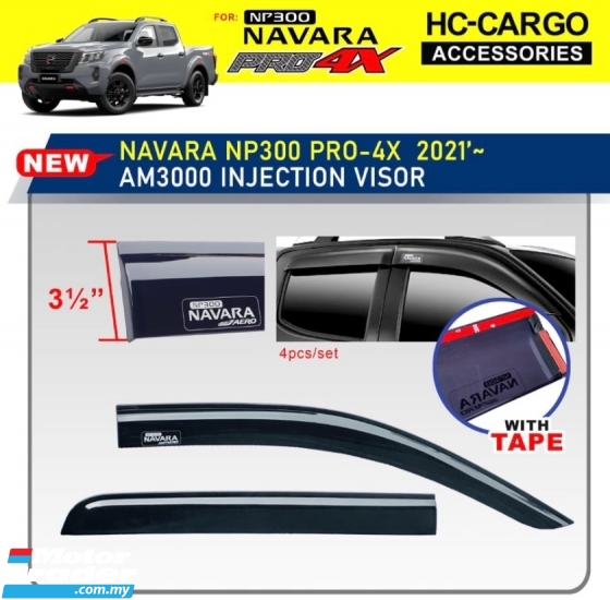 nissan navara pro4x 2021 2022 2023 injection window sun door visor vent lip visors Exterior & Body Parts > Body parts 