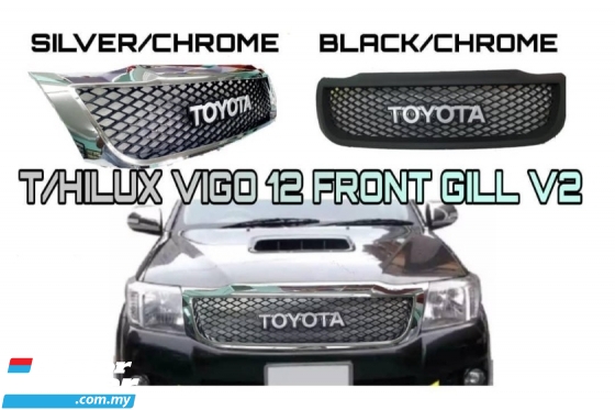Toyota hilux vigo champ Trd V2 sport front grill grille sarung 2012 2013 2014 2015 Exterior & Body Parts > Car body kits 